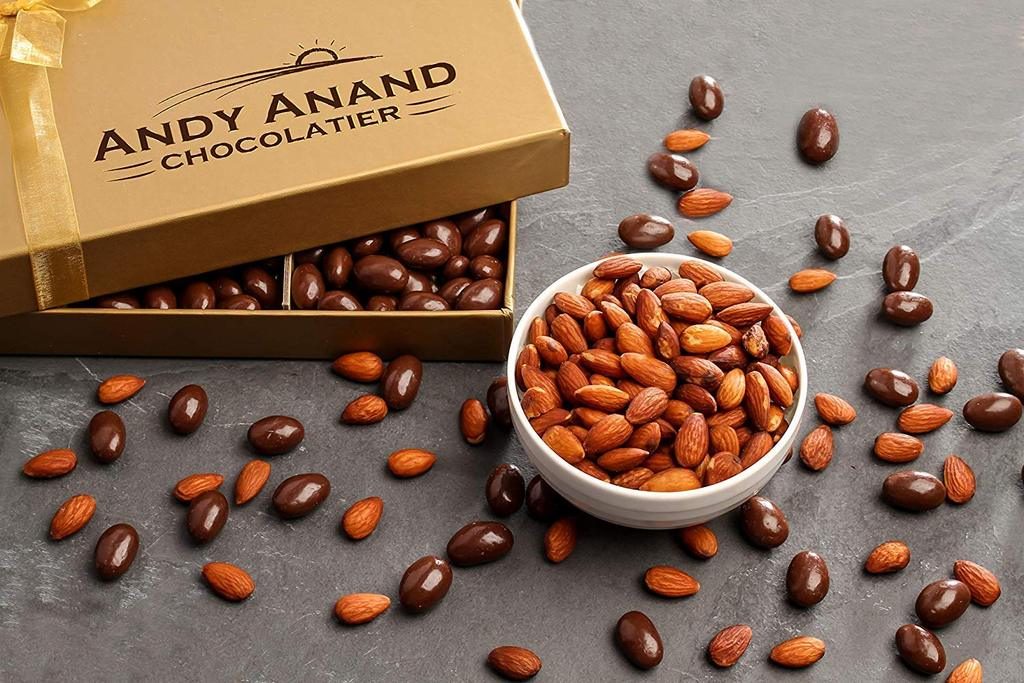 best dark chocolate covered almonds online for delivery andy anand  box