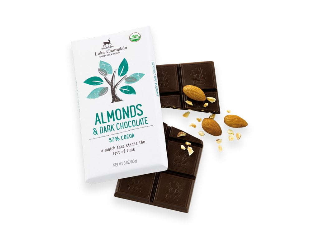 best dark chocolate covered almonds online for delivery lake champlain dark chocolate almond bar