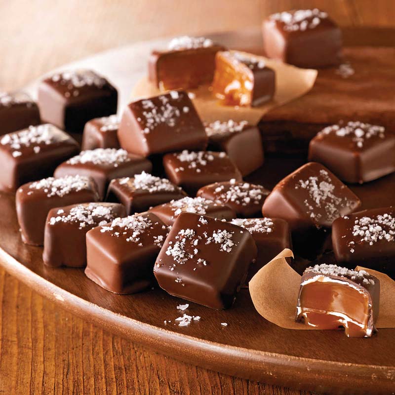 Places Online To Buy The Best Melt In Your Mouth Toffee & Caramel - Harry & David Sea Salt Caramels
