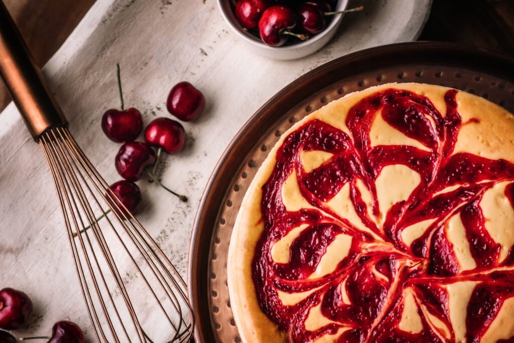 Bakeries That Deliver Cheesecake To Any Doorstep -  bassano cheesecake - cherry blossom cheesecake