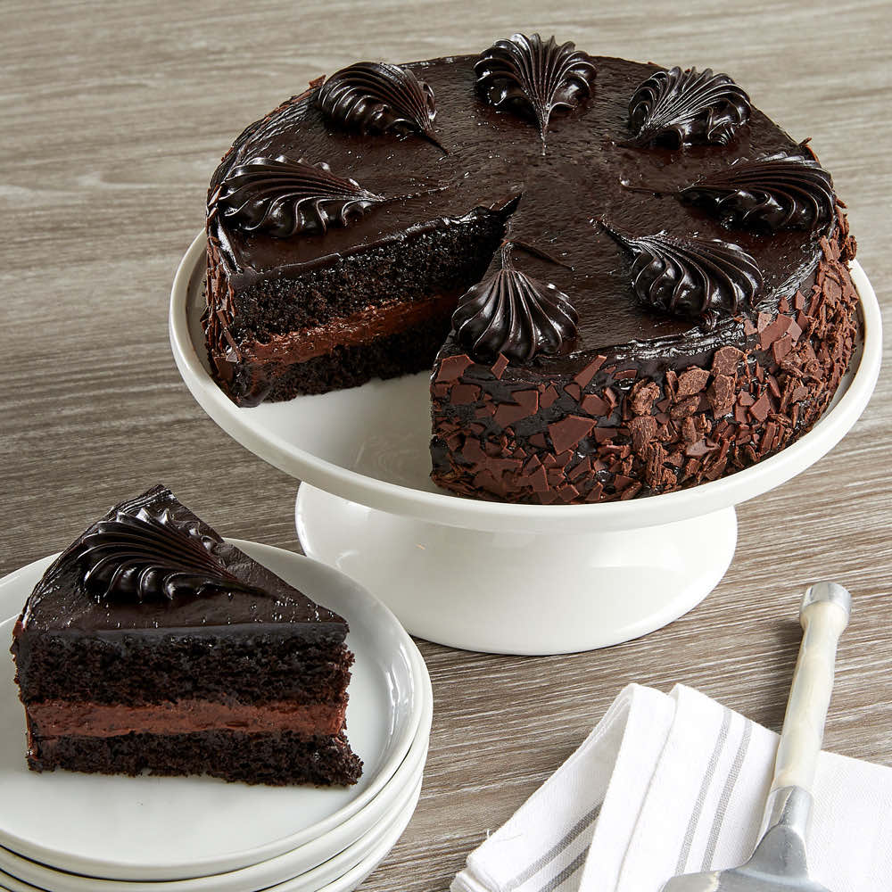 best gourmet chocolate cakes for delivery - bake me a wish - chocolate mousse torte cake
