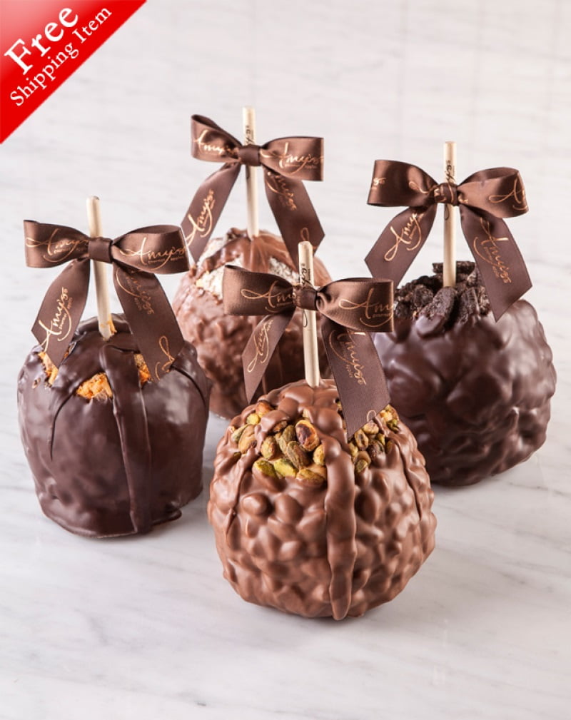 Places Online That Deliver Caramel & Candy Apples - Amys Gourmet Apples