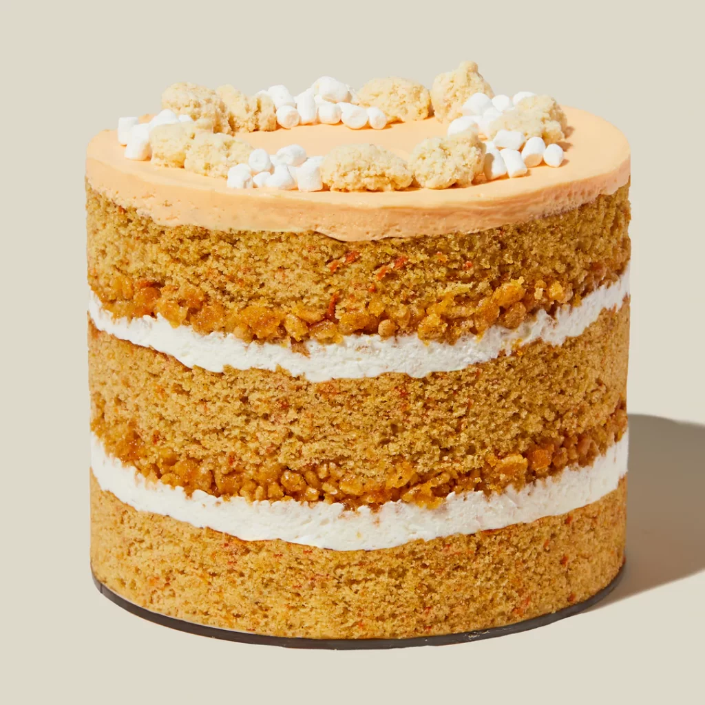 Milk Bar -  Carrot Marshmallow Crackle Cake