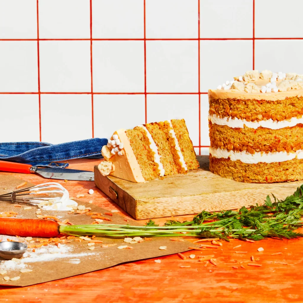 Milk Bar -  Carrot Marshmallow Crackle Cake
