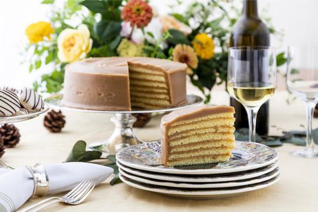 Oprah's Favorite Cakes - carolines cakes 7-layer caramel cake