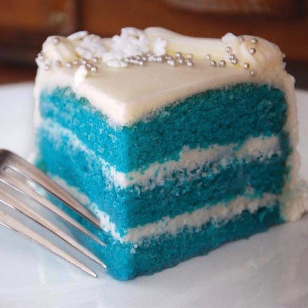 Oprah's Favorite Cakes - carousel cakes - blue velvet cake