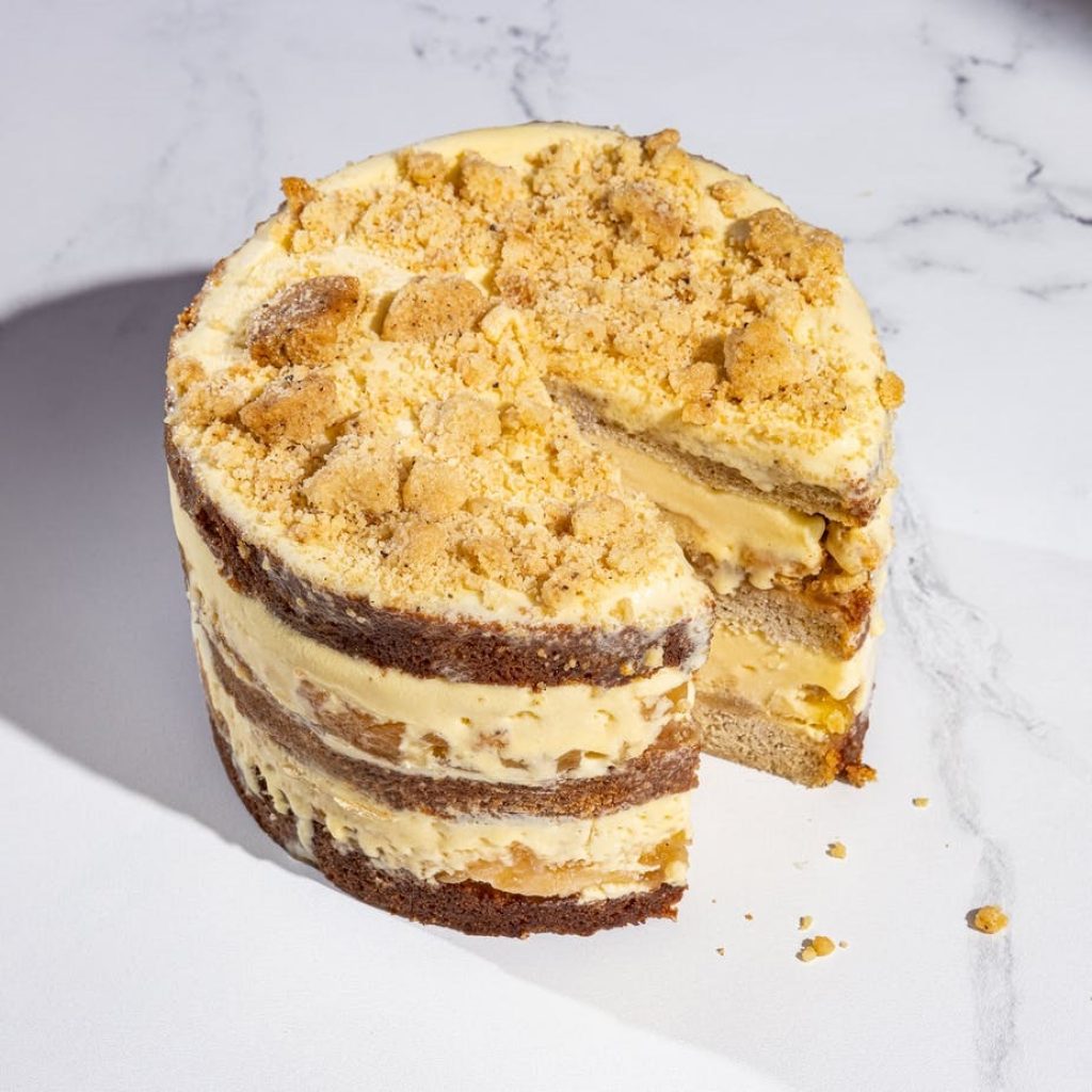 Best Places Online That Deliver Ice Cream Cakes Nationwide Candied Apple Butterscotch Crumble Ice Cream Cake (Life Raft Treats)