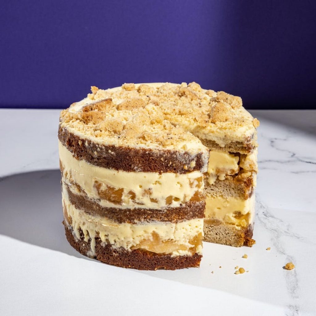 Best Places Online That Deliver Ice Cream Cakes Nationwide Candied Apple Butterscotch Crumble Ice Cream Cake (Life Raft Treats)