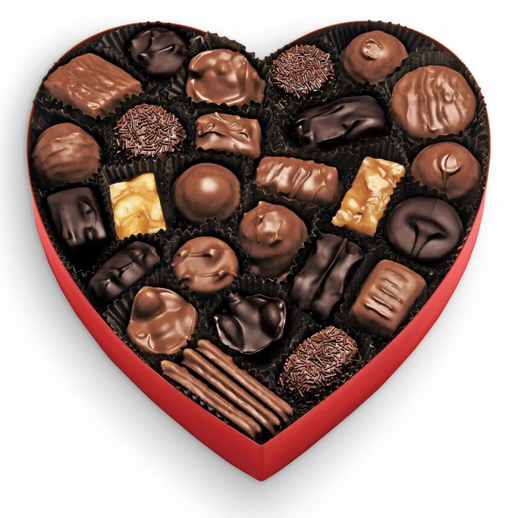 See's Candies Valentines Day Treats - classic chocolate box