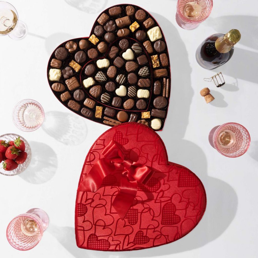 See's Candies Valentines Day Treats -ultimate heart gift box