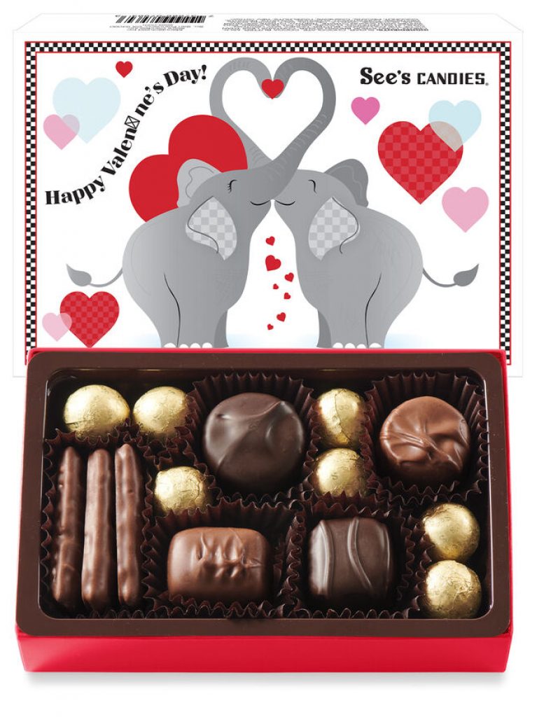 See's Candies Valentines Day Treats - lotsa love gift
