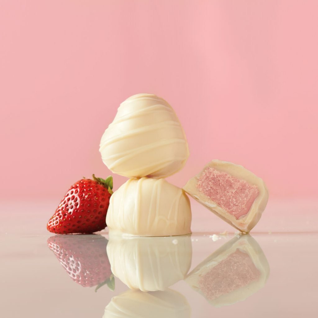 See's Candies Valentines Day Treats -strawberry truffles