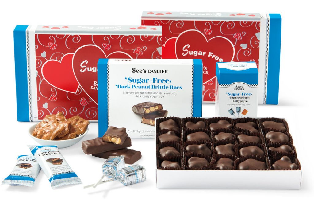 See's Candies Valentines Day Treats -sugar free bundle