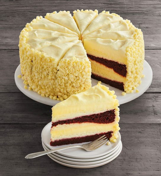 Bakeries That Deliver Cheesecake To Any Doorstep - the cheesecake factory ultimate red velvet cheesecake
