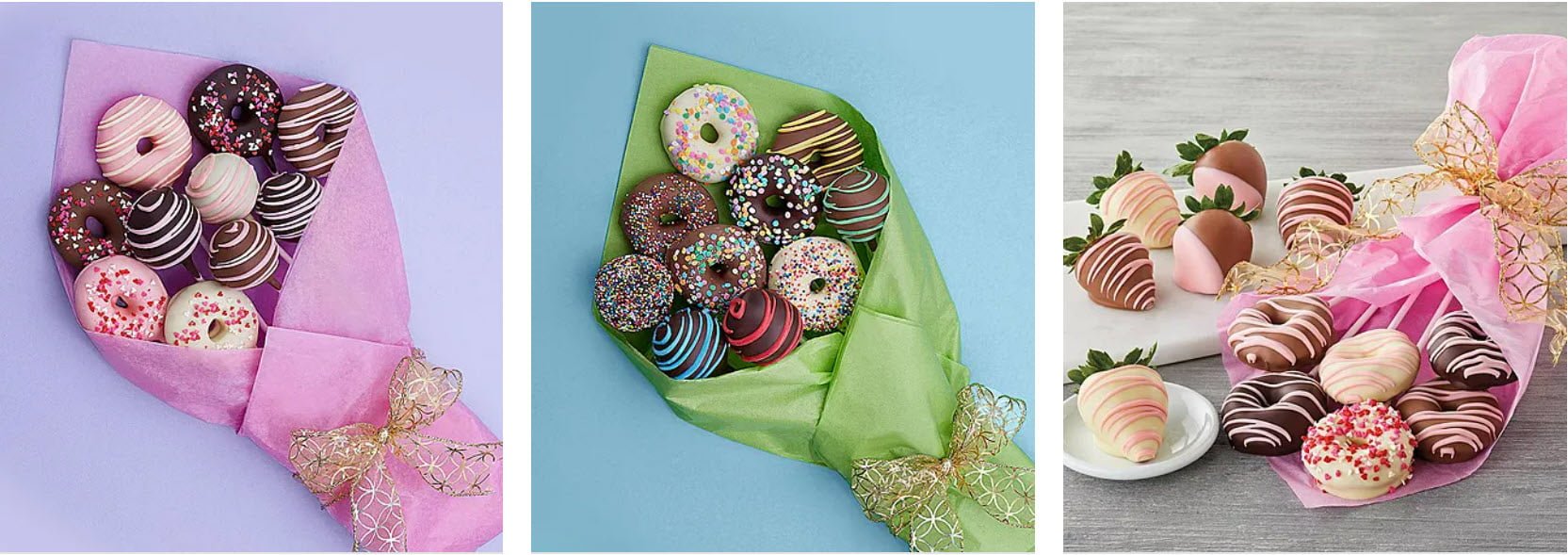 Best cookie bouquet delivery places online - Cheryl's Cookies - selection of bouquets