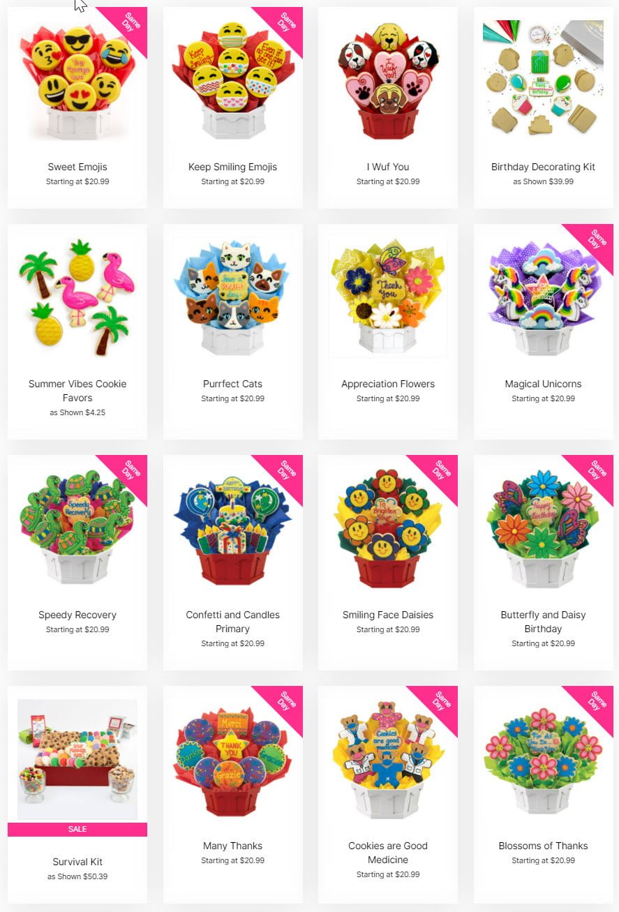 Best cookie bouquet delivery places online - Cookies By Design