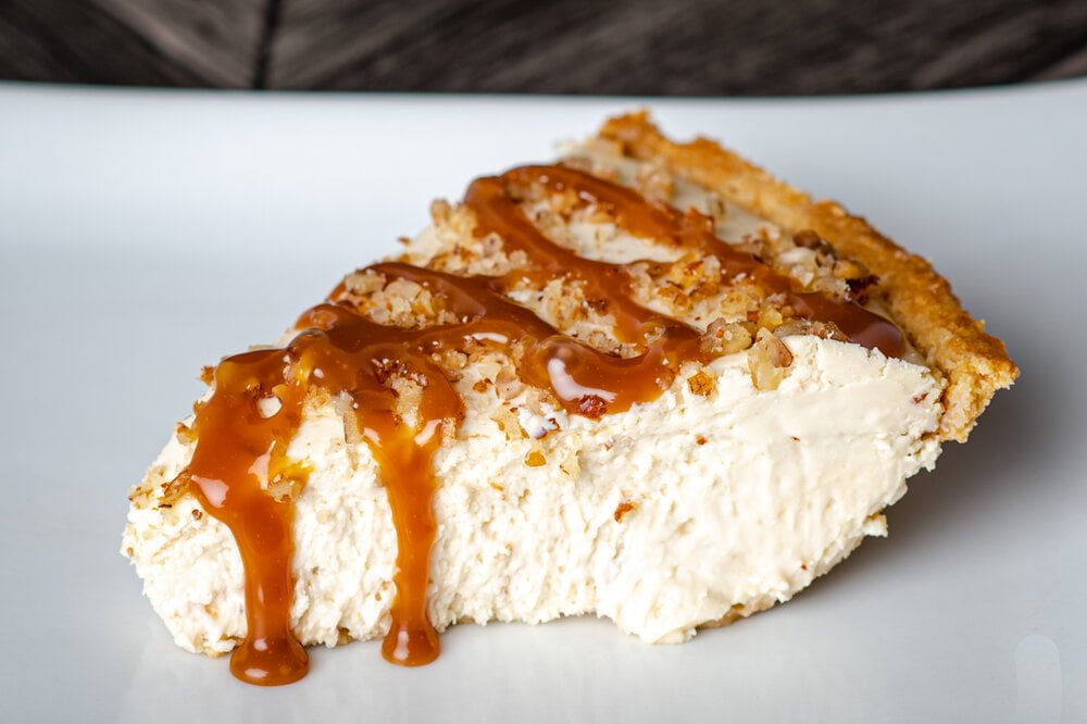 Bakeries That Deliver Cheesecake To Any Doorstep - chicos cheesecakes - caramel pecan cheesecake