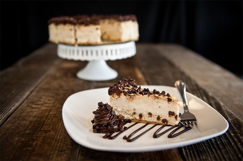 Bakeries That Deliver Cheesecake To Any Doorstep - high society cheesecake - chocolate chip cookie dough cheesecake